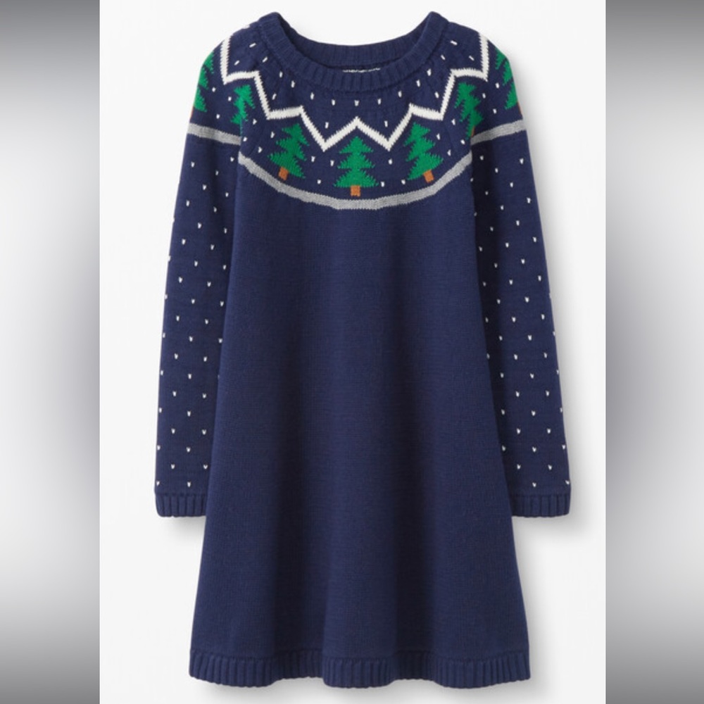 Girls Holiday Sweater Dress